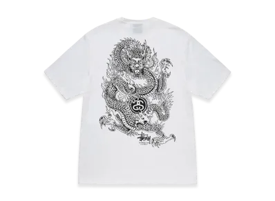 Stussy Dragon Tee "White"