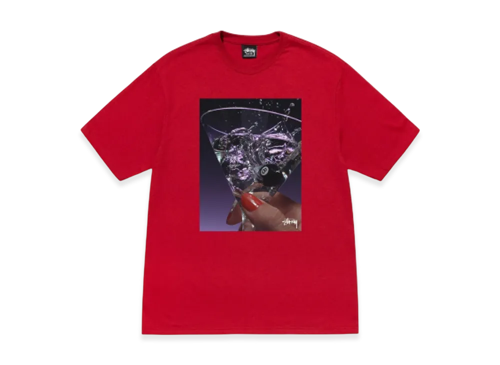Stussy Martini Tee "Dark Red"