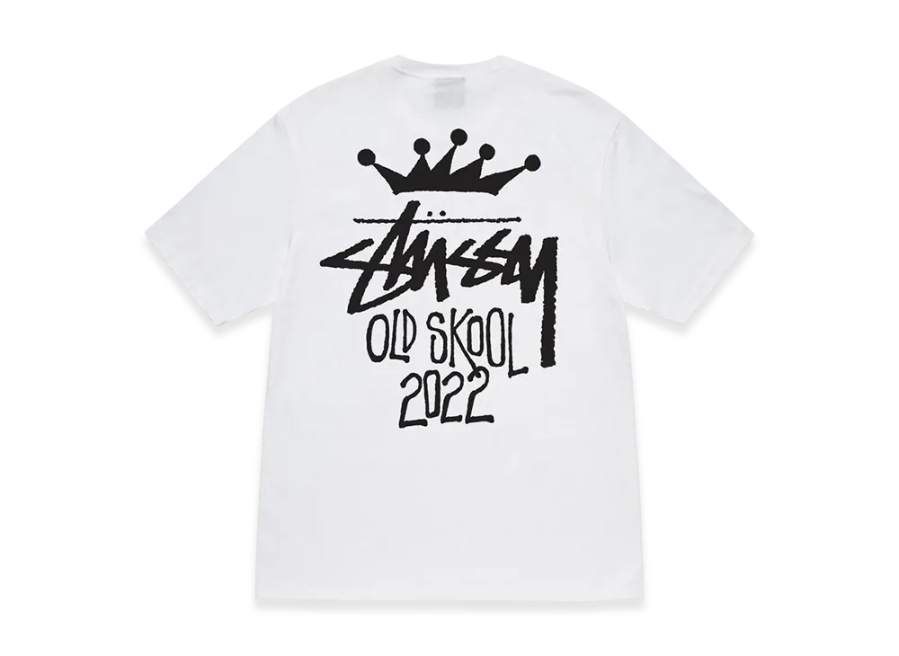 Stussy Old Skool 22 Tee "White"