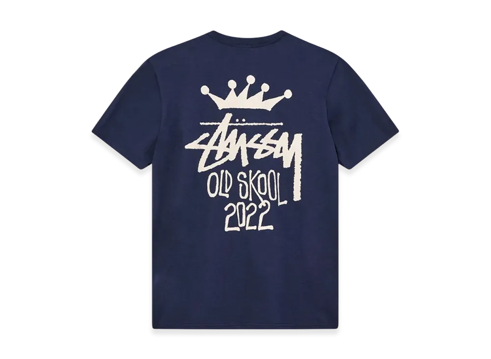 Stussy Old Skool 22 Tee "Navy"