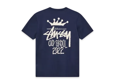 Stussy Old Skool 22 Tee "Navy"