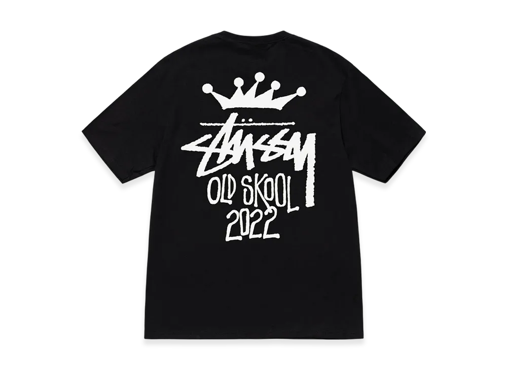 Stussy Old Skool 22 Tee "Black"