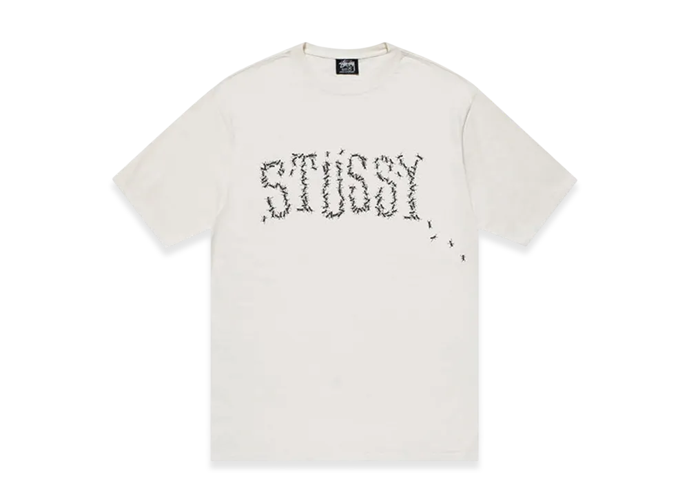Stussy Ants Pigment Dyed Tee "Natural"