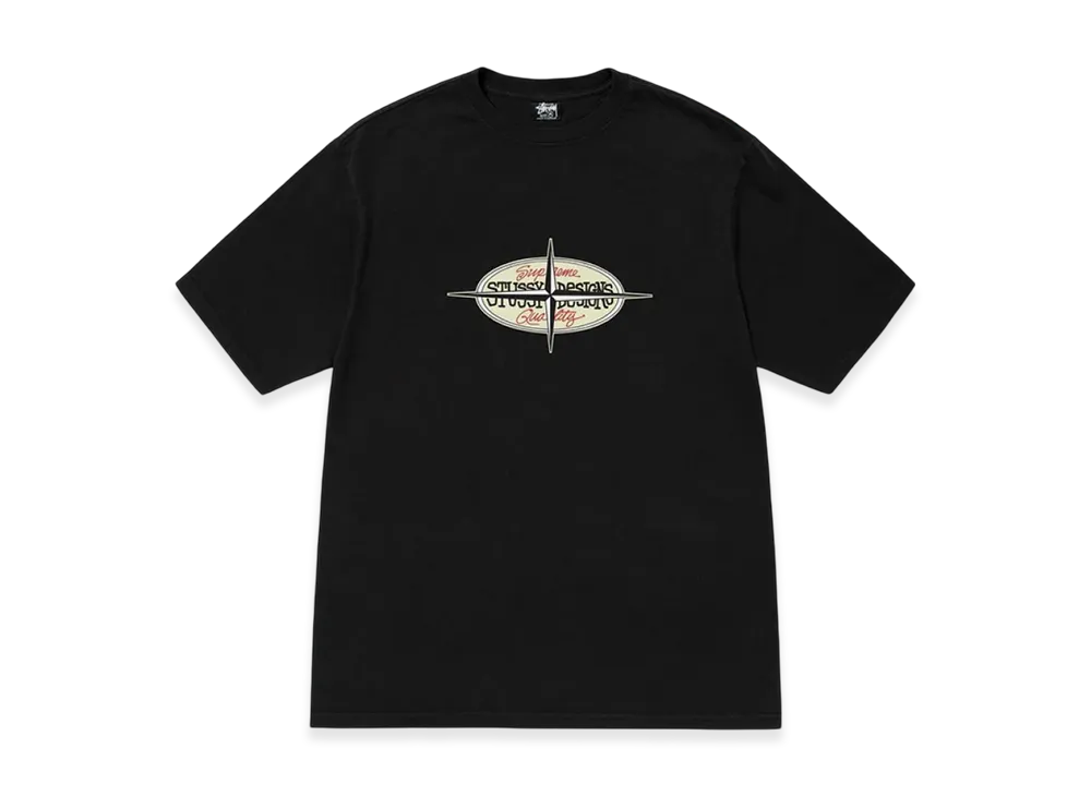 Stussy Points Pigment Dyed Tee "Black"