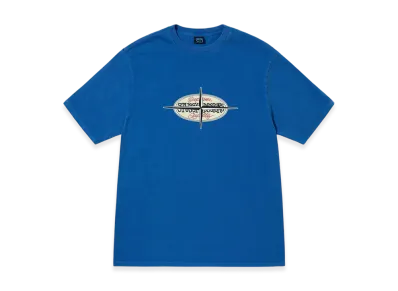 Stussy Points Pigment Dyed Tee "Blue"