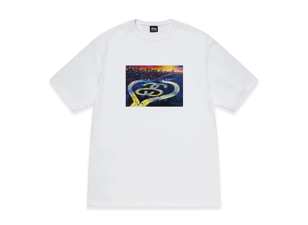 Stussy SS Highway Tee "White"
