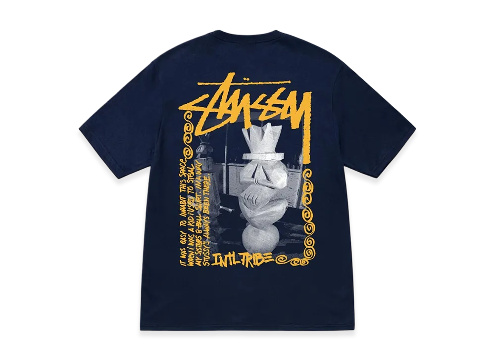Stussy Landin Tee "Navy"