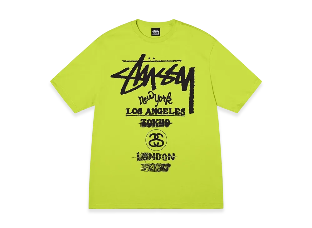 Stussy Tour Tee "Keylime"