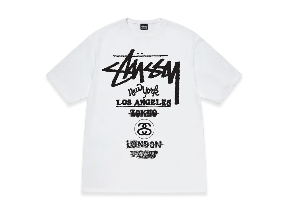 Stussy Tour Tee "White"
