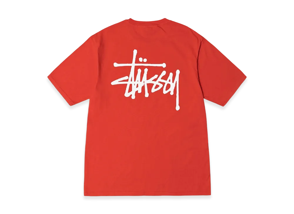Stussy Basic Stussy Pigment Dyed Tee 2023 "Tomato"