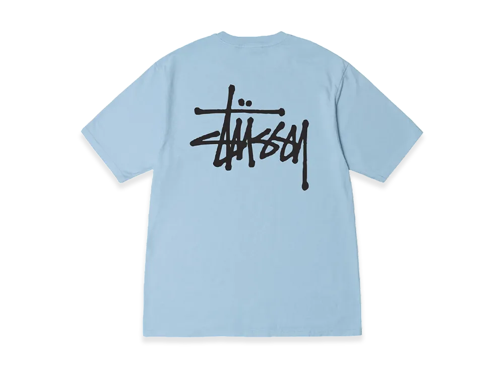 Stussy Basic Stussy Pigment Dyed Tee 2023 "Sky Blue"