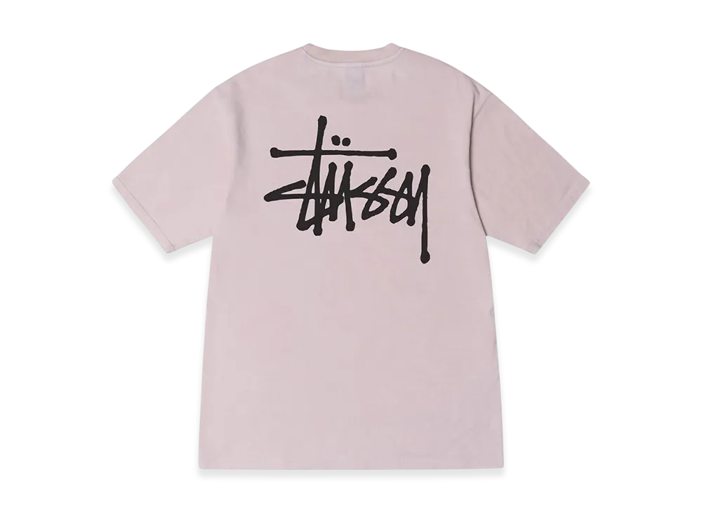 Stussy Basic Stussy Pigment Dyed Tee 2023 "Blush"