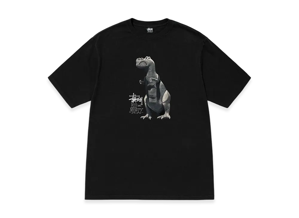 Stussy Big & Meaty Pigment Dyed Tee "Black"
