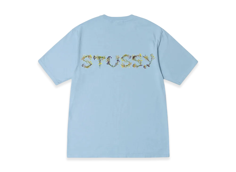Stussy Bokay Pigment Dyed Tee "Sky Blue"