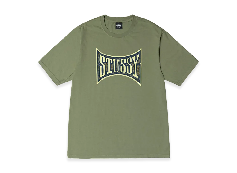 Stussy Champion Pigment Dyed Tee "Artichoke"