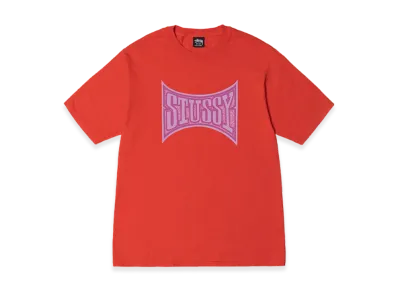 Stussy Champion Pigment Dyed Tee "Tomato"