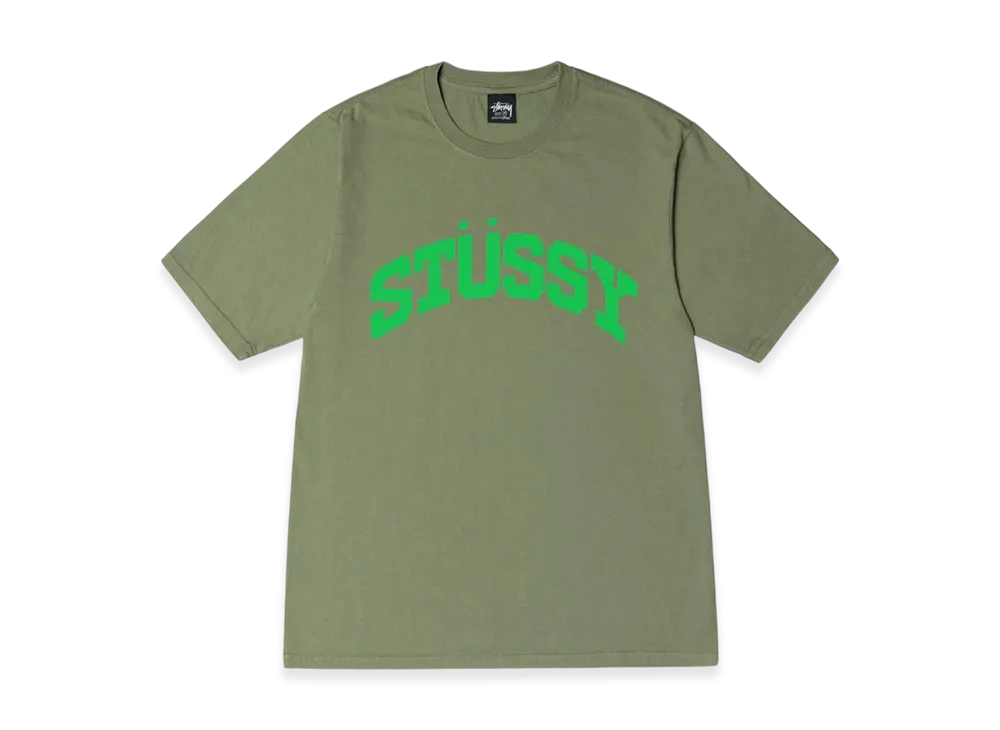 Stussy Block Sport Pigment Dyed Tee "Artichoke"