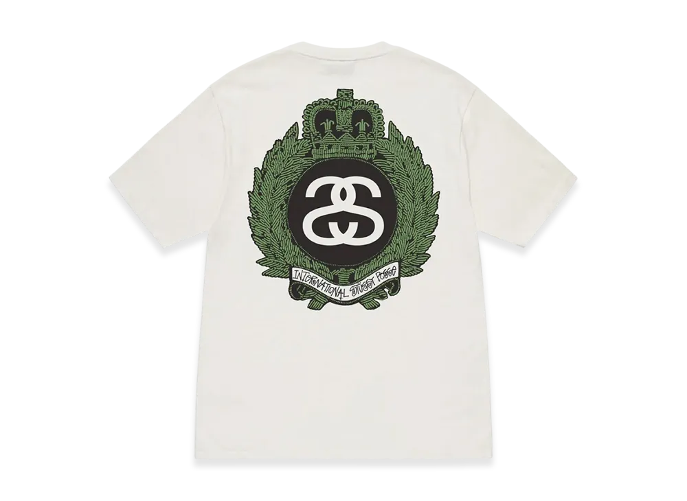 Stussy Crown Wreath Pigment Dyed Tee "Natural"