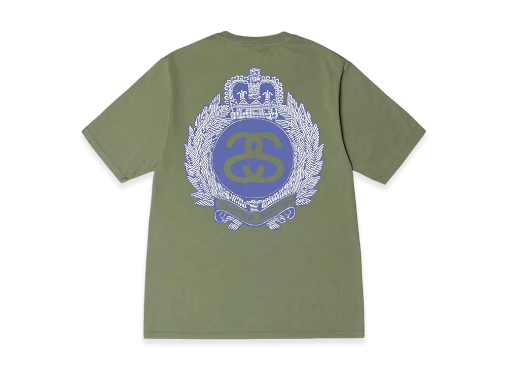 Stussy Crown Wreath Pigment Dyed Tee "Artichoke"