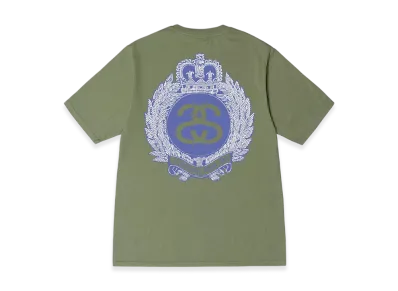 Stussy Crown Wreath Pigment Dyed Tee "Artichoke"