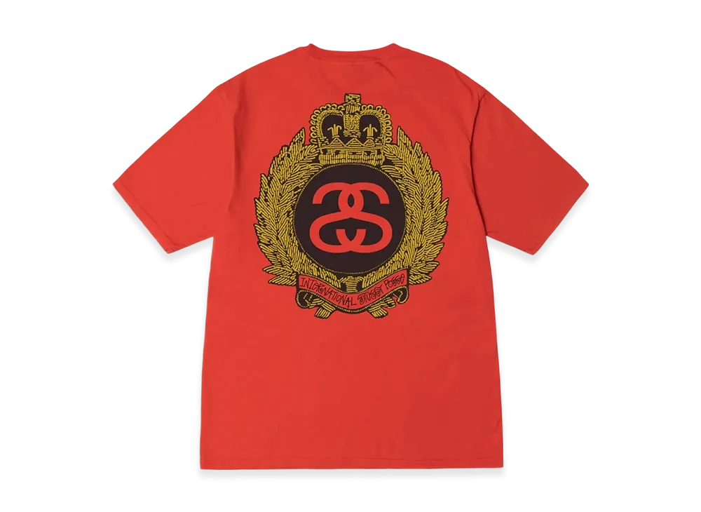 Stussy Crown Wreath Pigment Dyed Tee "Tomato"