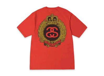 Stussy Crown Wreath Pigment Dyed Tee "Tomato"