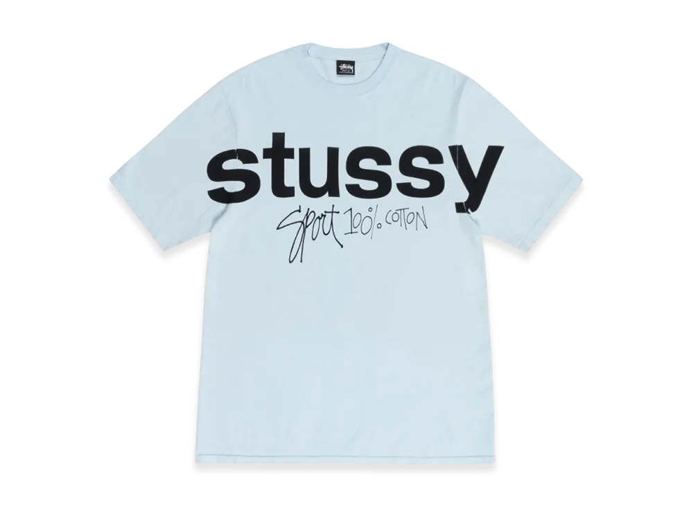 Stussy 100% Pigment Dyed Tee "Sky Blue"