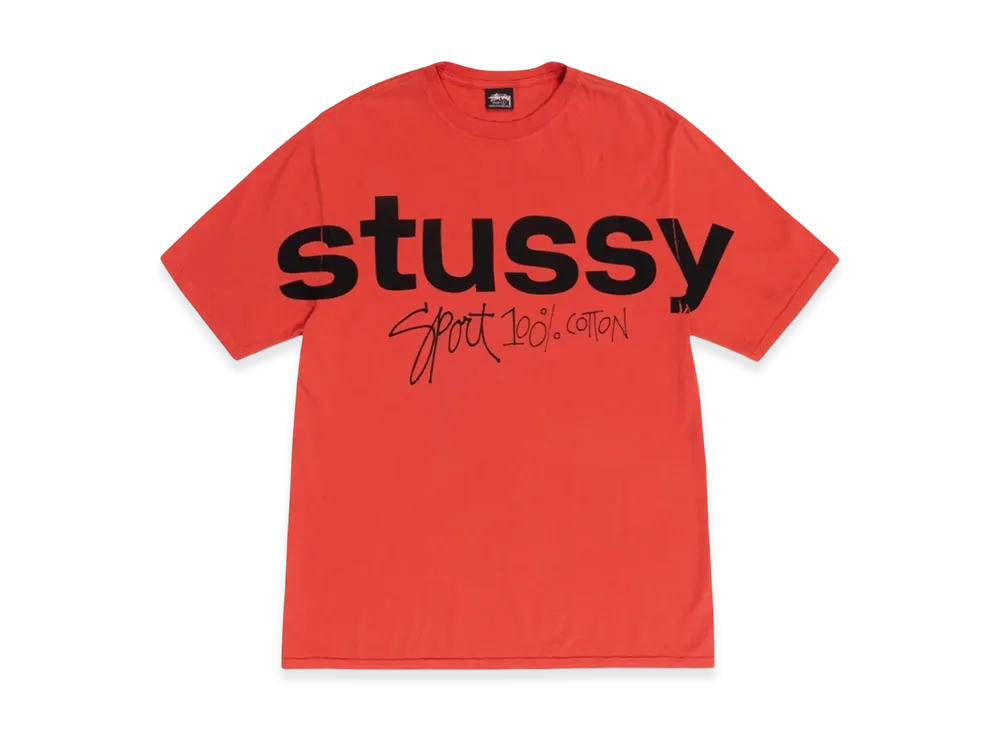 Stussy 100% Pigment Dyed Tee "Tomato"