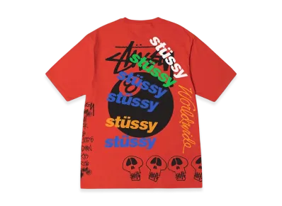Stussy Test Strike Pigment Dyed Tee "Tomato"