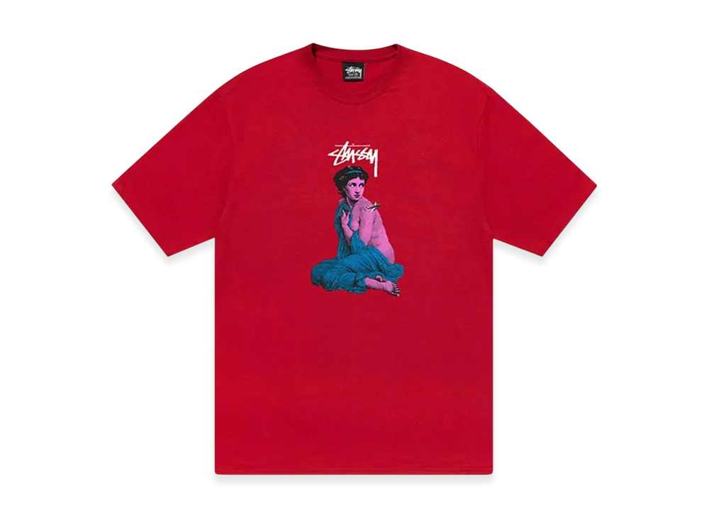 Stussy Lady Rome Tee "Dark Red"