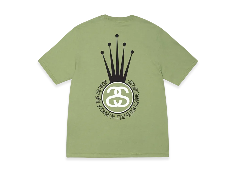 Stussy Crown Link Tee "Moss"