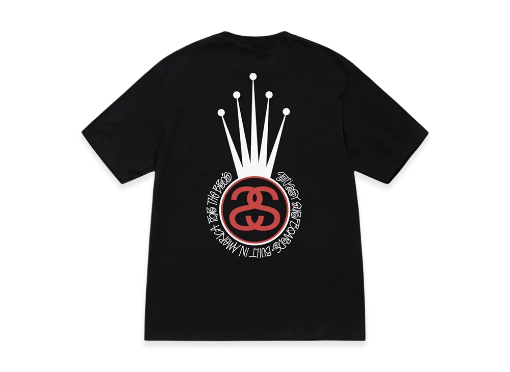 Stussy Crown Link Tee "Black"