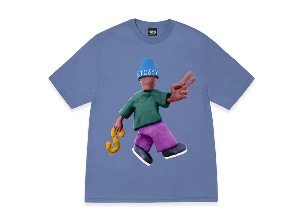 Stussy Peace & Prosperity Tee "Storm"