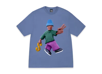 Stussy Peace & Prosperity Tee "Storm"