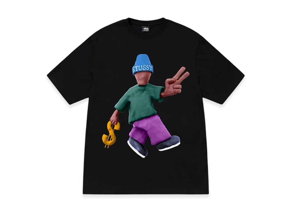 Stussy Peace & Prosperity Tee "Black"
