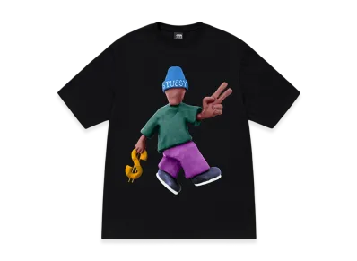 Stussy Peace & Prosperity Tee "Black"