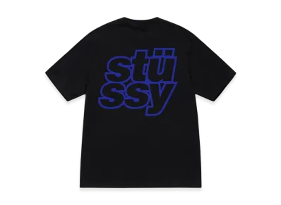 Stussy Stacked Tee "Black"