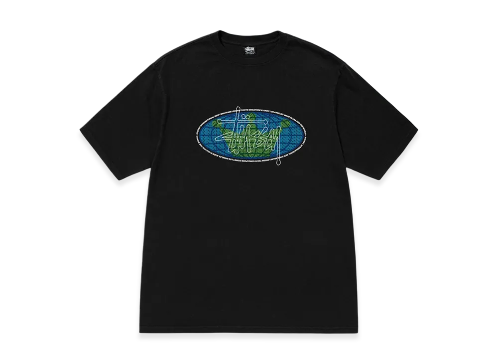 Stussy King of the World Tee Pigment Dyed "Black"