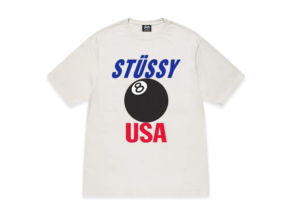 ステューシー USA Tシャツ ピグメントダイ "ナチュラル"