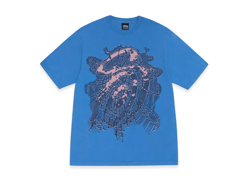 Stussy Web Pigment Dyed Tee "Blue"