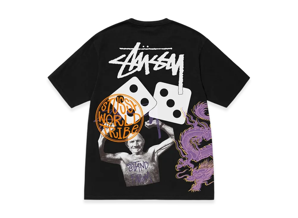 Stussy Strike Pigment Dyed Tee "Black"