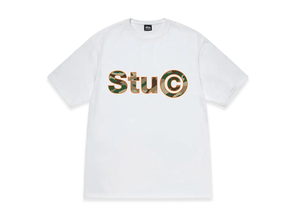 Stussy Stu C. Camo Tee "White"