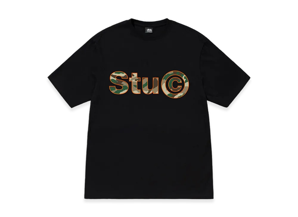 Stussy Stu C. Camo Tee "Black"
