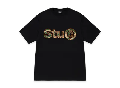 Stussy Stu C. Camo Tee "Black"