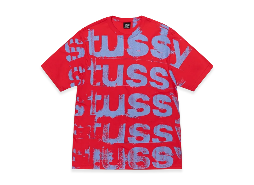 Stussy Stamp Tee "Red"