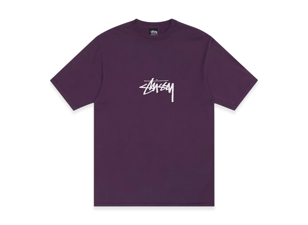 Stussy Small Stock Tee Pigment Dyed "Purple"