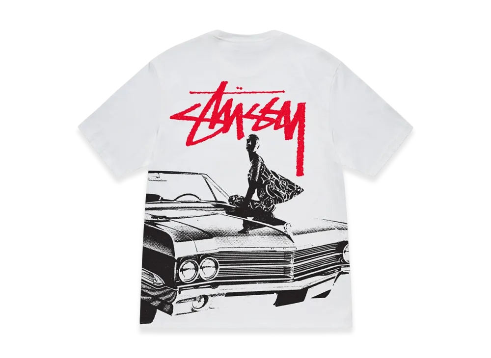 Stussy Beat Crazy Tee "White"