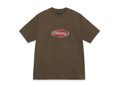 Stussy Emblem Tee Pigment Dyed "Coffee"
