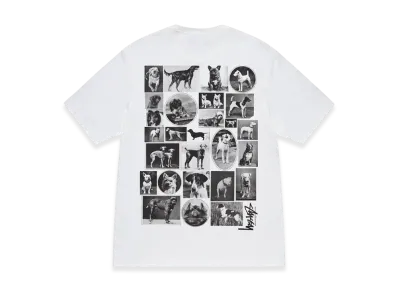 Stussy Dog Collage Tee "White"