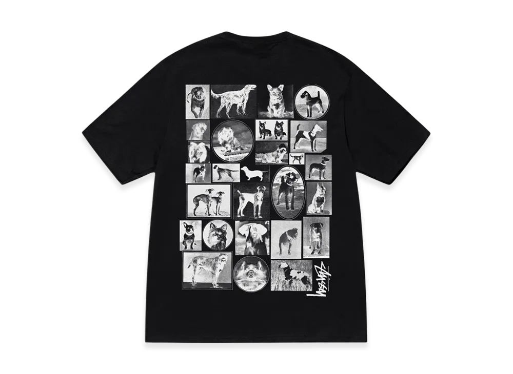 Stussy Dog Collage Tee "Black"